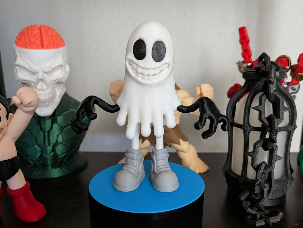 Retro Ghost Figure