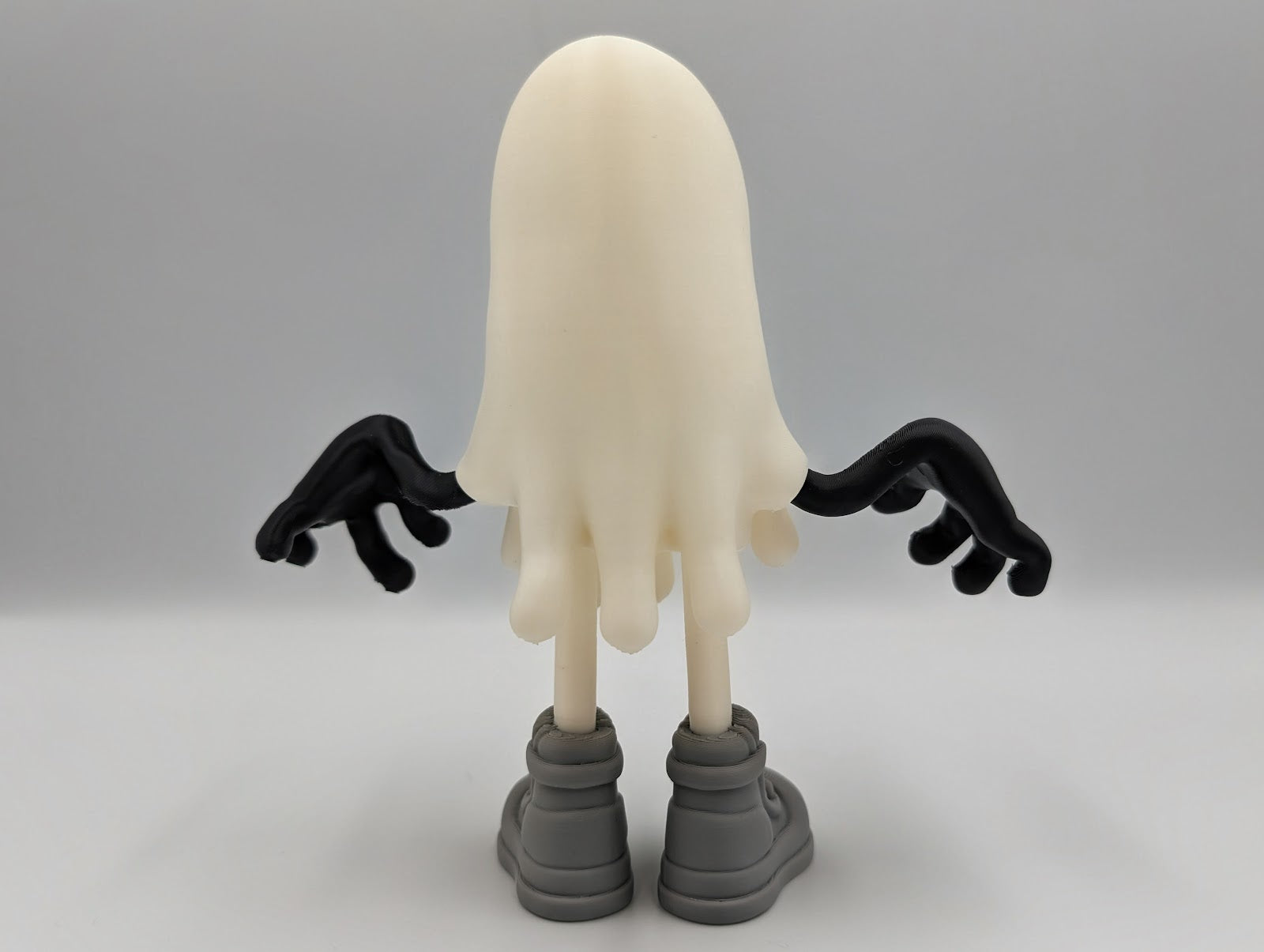 Retro Ghost Figure