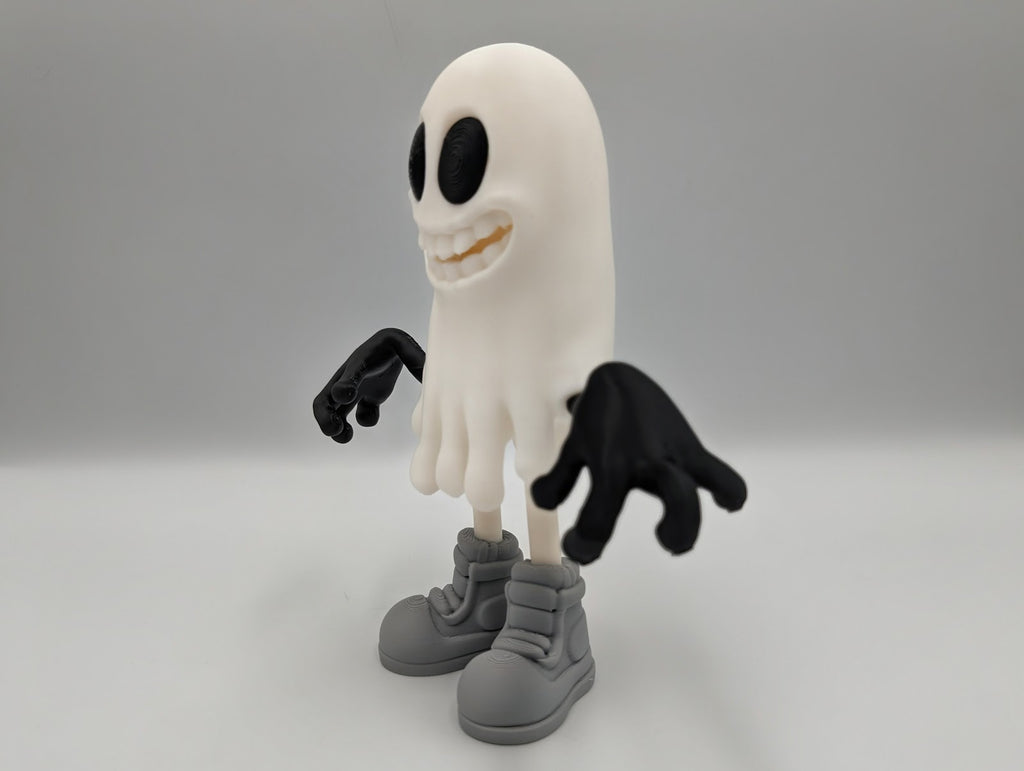 Retro Ghost Figure