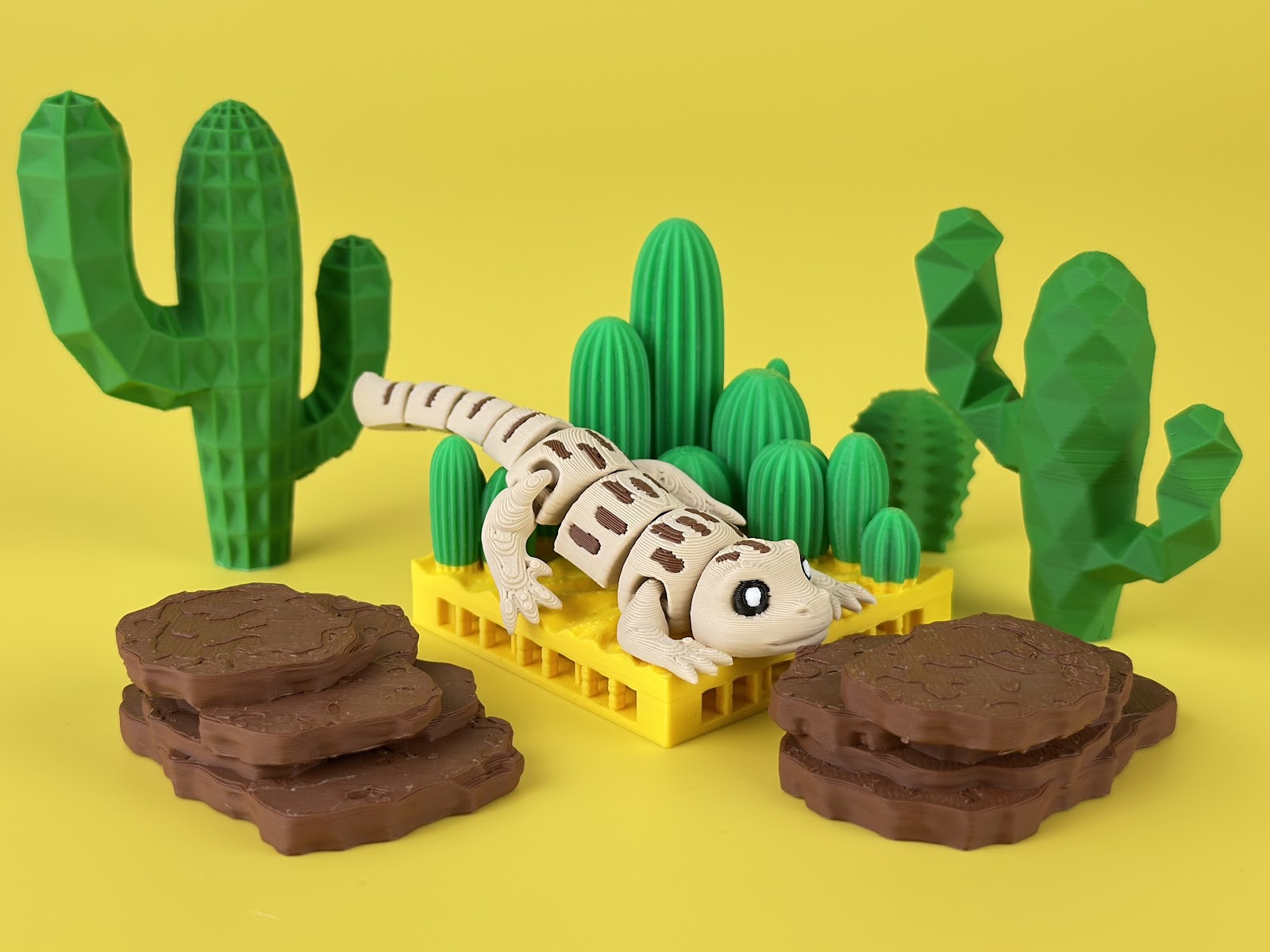 Desert Iguana Articulated Toy Figure