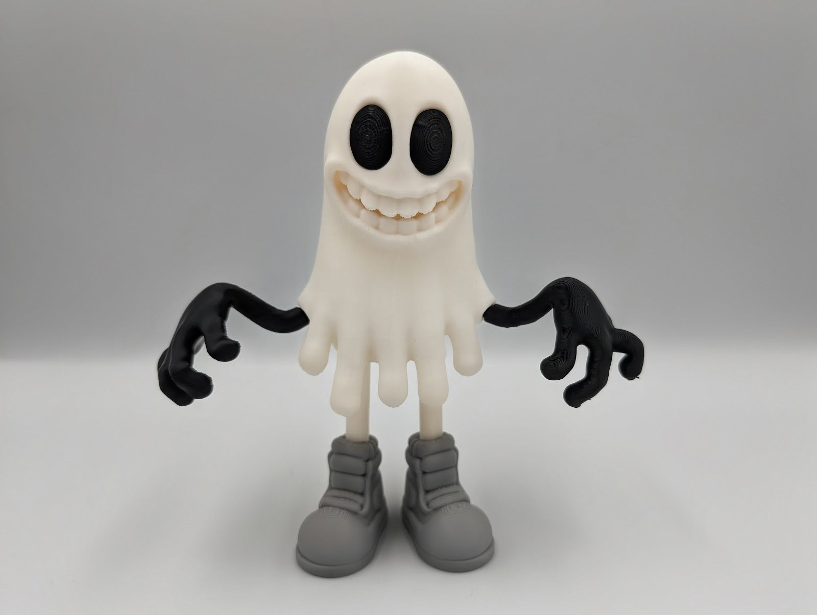 Retro Ghost Figure